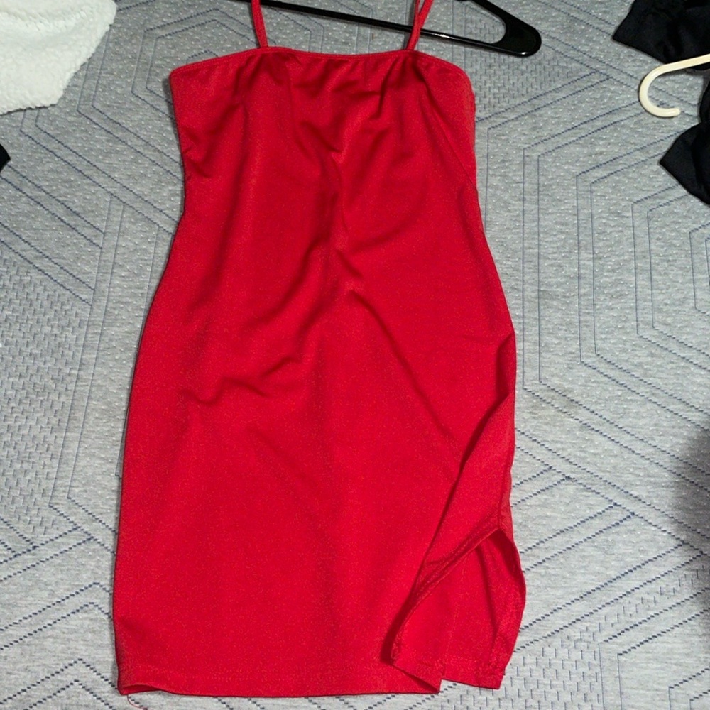 beautiful red dress